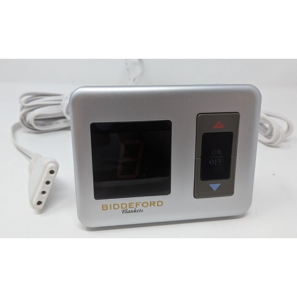 Biddeford TC15B2 Heated Blanket Controller 4-Prong Digital 180W Silver